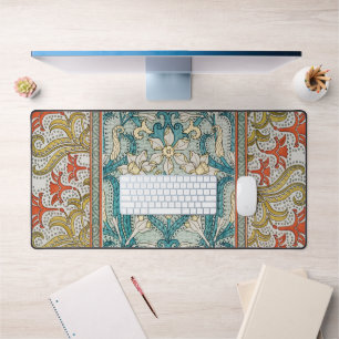 Daffodil chintz art nouveau Blume Wallpaper Schreibtischunterlage