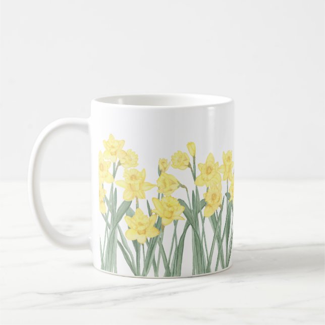 Daffodil Ditzy Floral Kaffeetasse (Links)