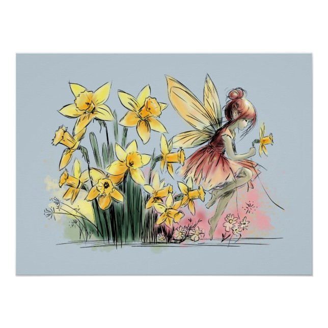 Daffodil Fairy Poster (Vorderseite)