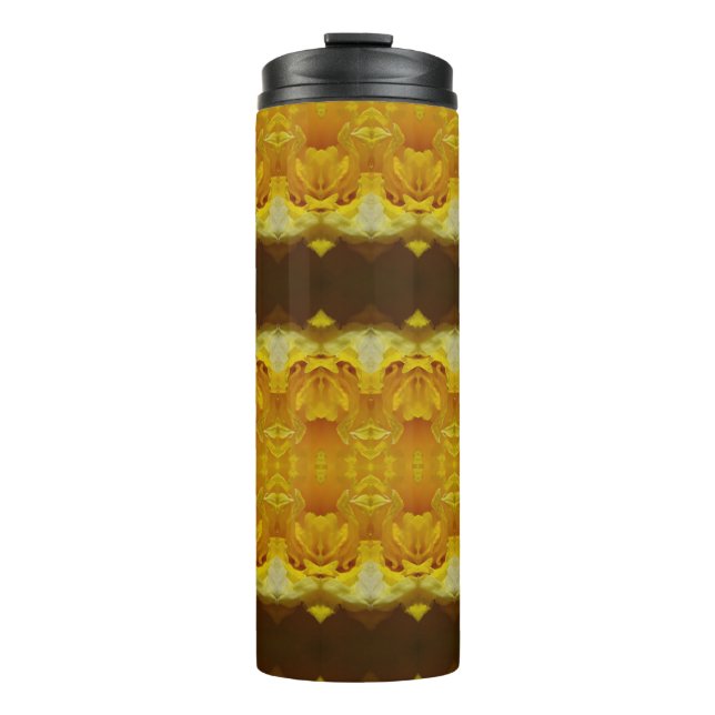 Daffodil Ikat 14 Thermosbecher (Vorderseite)