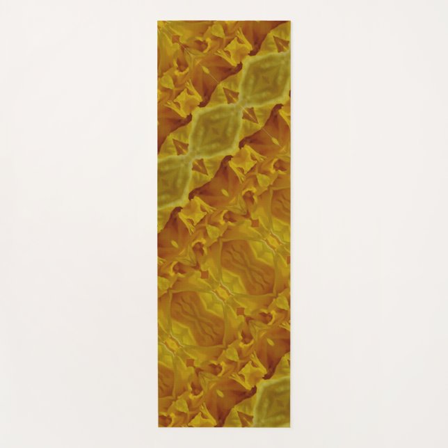 Daffodil Ikat 3 Yogamatte (Vorderseite)