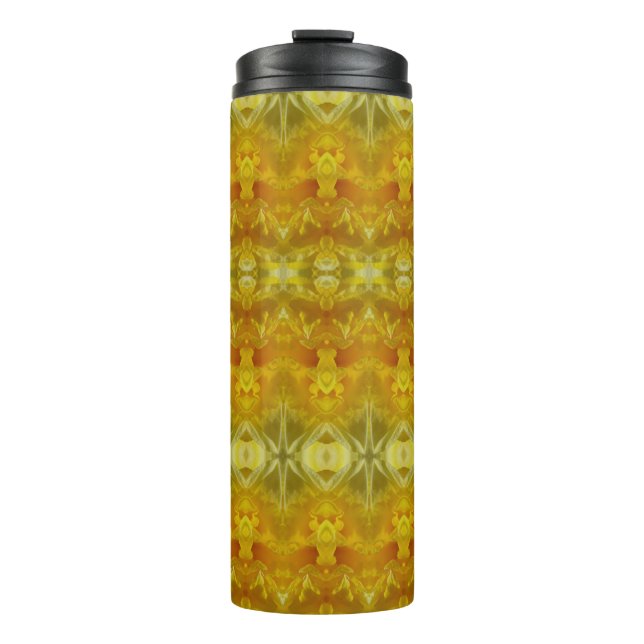 Daffodil Ikat 9 Thermosbecher (Vorderseite)
