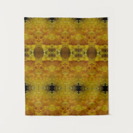 Daffodil Ikat Pouf Wandteppich