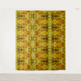 Daffodil Ikat Zen  Wandteppich