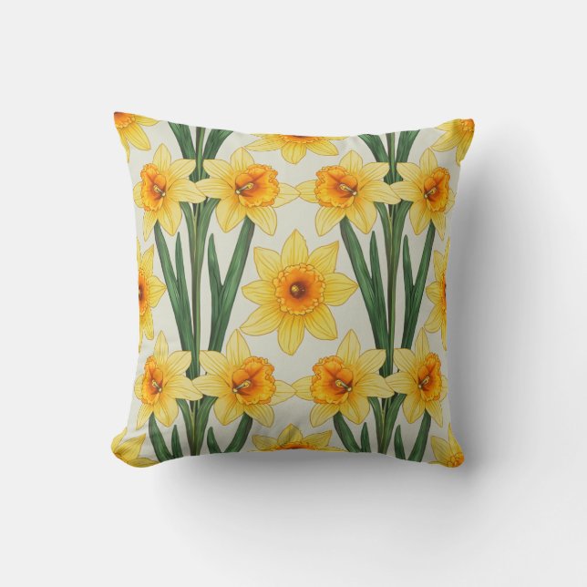 Daffodil Kissen Kissen (Vorderseite)