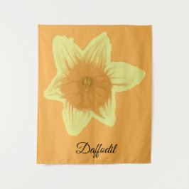 Daffodil Orange Yellow Daffodil Tapestry Wandteppich