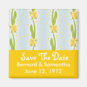 Daffodil Pattern Magnet