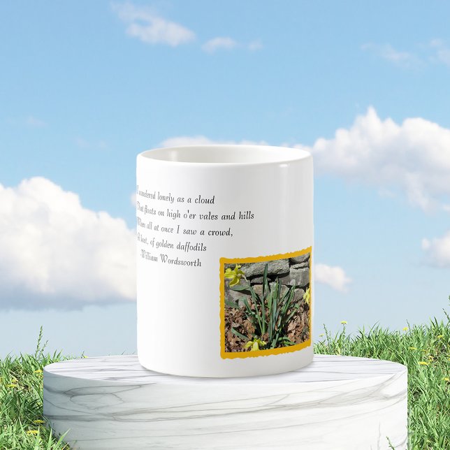 Daffodil Poetry Kaffeetasse (Von Creator hochgeladen)