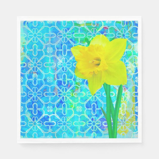 Daffodil Serviette (Vorderseite)