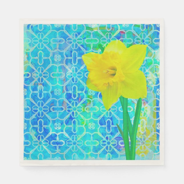Daffodil Serviette (Vorderseite)