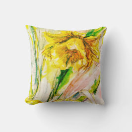 Daffodil Spring Art Kissen
