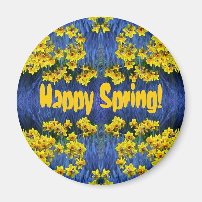 Daffodil Spring Fantasy Magnet (Vorne)