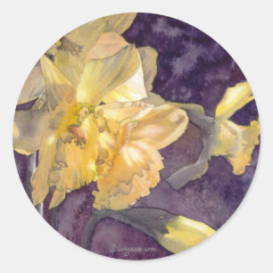 Daffodil Wedding Umschlag Aufkleber