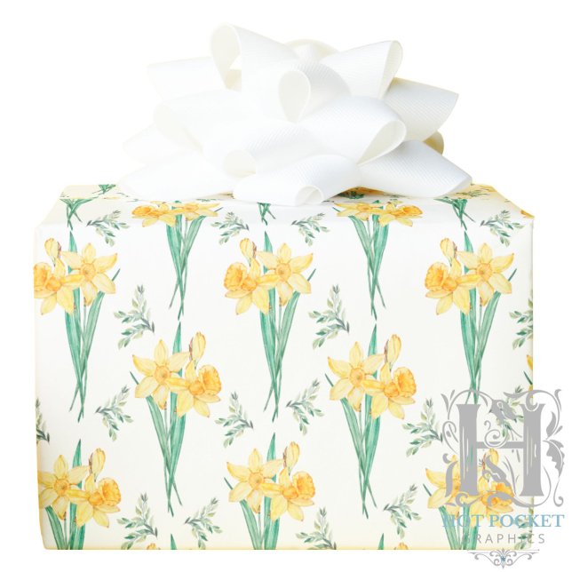 Daffodil Wrapping Paper Geschenkpapier (Von Creator hochgeladen)