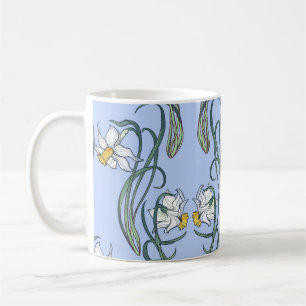 Daffodils Art: Nouveau Spring Kaffeetasse