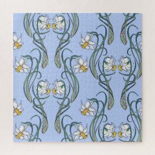 Daffodils Art: Nouveau Spring Puzzle