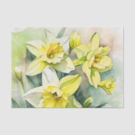DAFFODILS-Dekopapier Seidenpapier