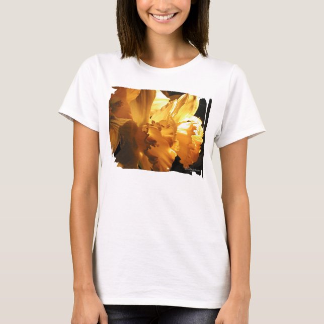Daffodils Design Tank Tee Shirt (Vorderseite)