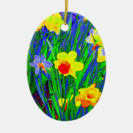 Daffodils-Ornament Keramikornament