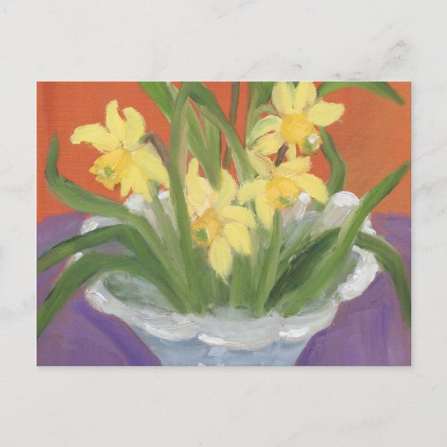 DAFFODILS POSTKARTE (Vorderseite)