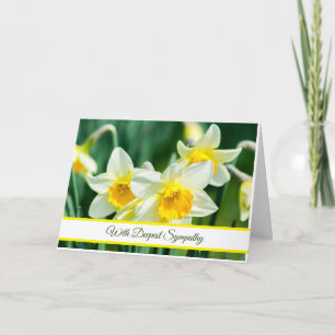 Daffodils Sympathy Card Karte