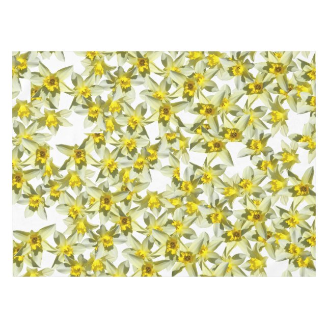 Daffodils Tie Tischdecke (Vorderseite (Horizontal))