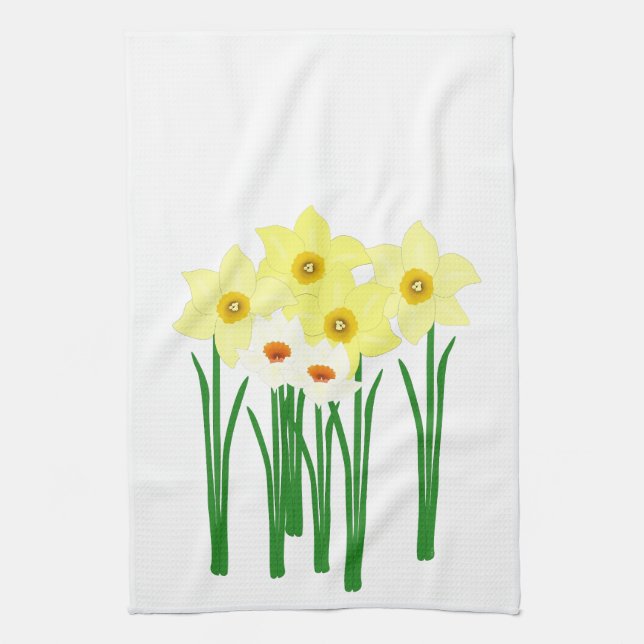 Daffodis Küchentücher (Vertikal)