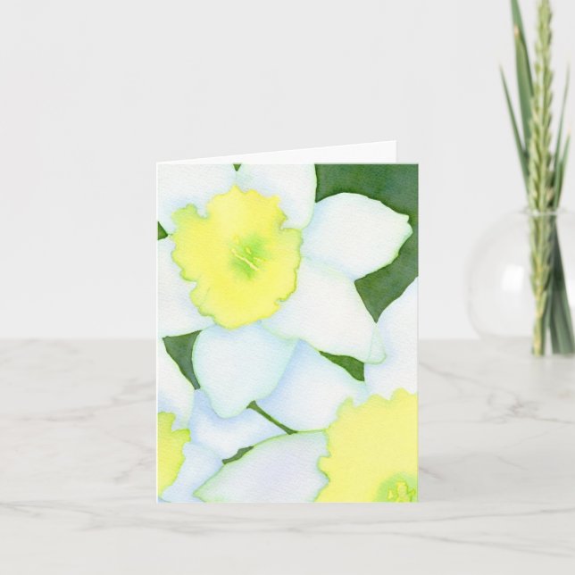 Daffodis Notecard Karte (Vorderseite)