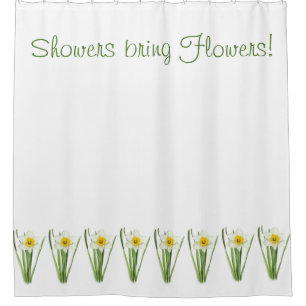 Daffodische Blume Duschvorhang