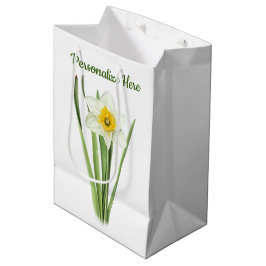 Daffodische Blume Mittlere Geschenktüte