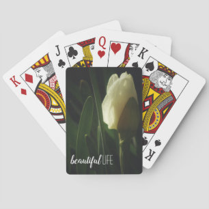 Daffodische Blume Schönes Lebensangebot Spielkarten