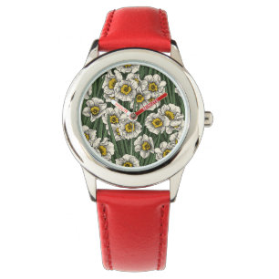 Daffodischer Garten Armbanduhr