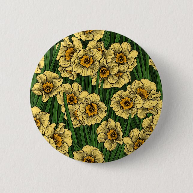 Daffodischer Garten Button (Vorderseite)