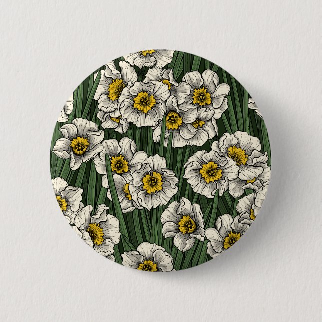 Daffodischer Garten Button (Vorderseite)