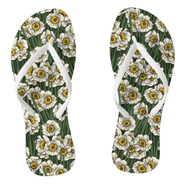 Daffodischer Garten Flip Flops (Fußbett)