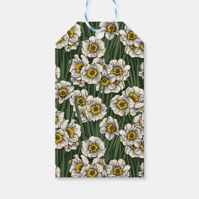 Daffodischer Garten Geschenkanhänger (Vorderseite)