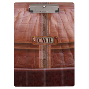 Daffy Cool Retro Schönes Monogramm Klemmbrett