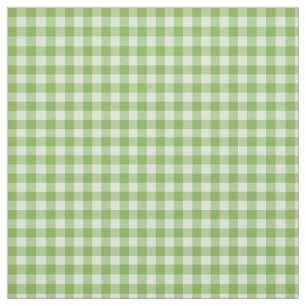 Daffy-down-Dillies Green Karo Gingham Pattern Stoff