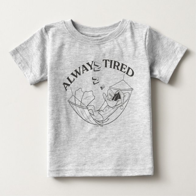 DAFFY DUCK™ Always Tired Baby T-shirt (Vorderseite)
