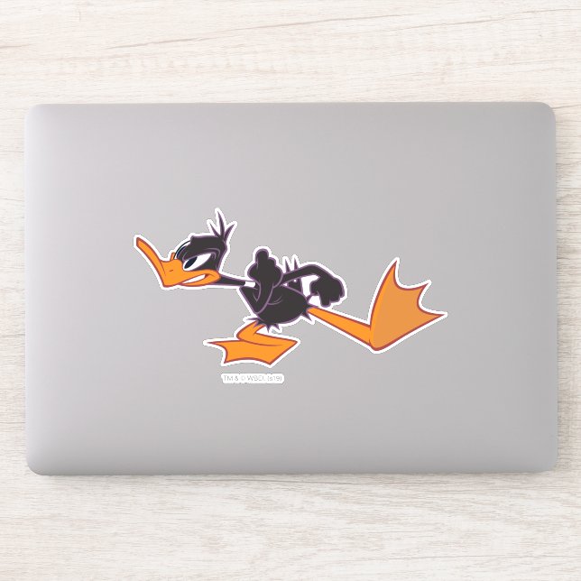 DAFFY DUCK™ bereit für den Kampf Aufkleber (Computer)