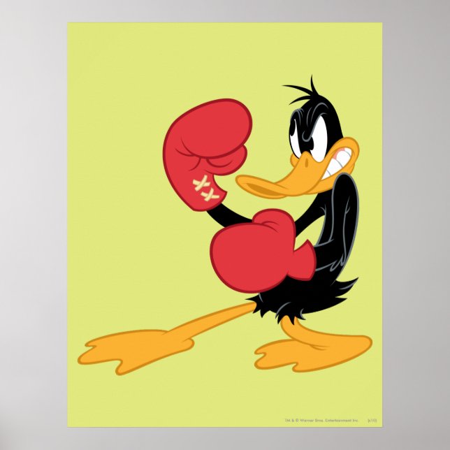 DAFFY DUCK™ der Boxer Poster (Vorne)