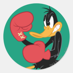 DAFFY DUCK™ der Boxer Runder Aufkleber