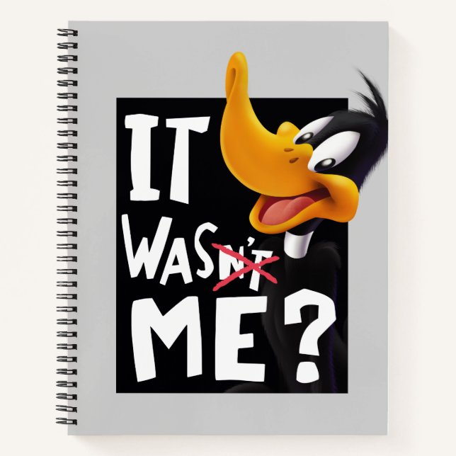 DAFFY DUCK™ - Es war nicht ich / war ich Notizbuch (Vorderseite)