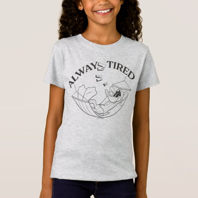 DAFFY DUCK™ Immer müde T-Shirt (Vorderseite)