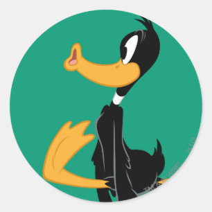 DAFFY DUCK™ ist verrückt Runder Aufkleber