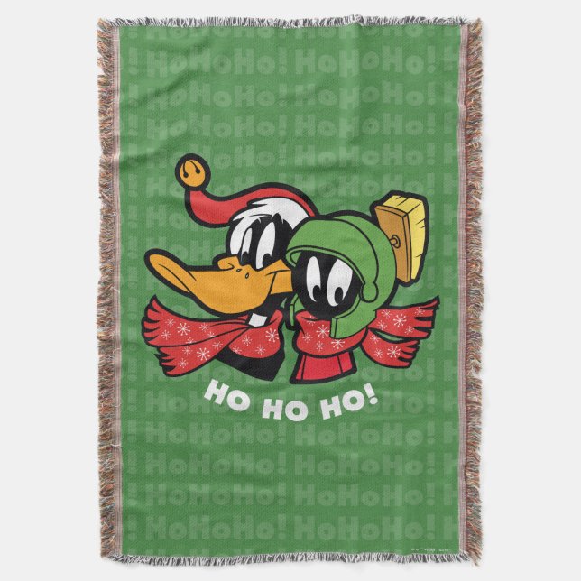 DAFFY DUCK™ & MARVIN MARTIAN™ "Ho Ho!" Decke (Vorderseite Vertikal)