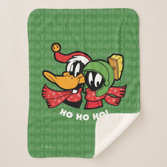DAFFY DUCK™ & MARVIN MARTIAN™ "Ho Ho!" Sherpadecke (Vorderseite)