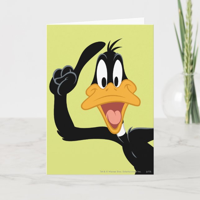 DAFFY DUCK™ mit einer großartigen Idee Karte (Vorderseite)