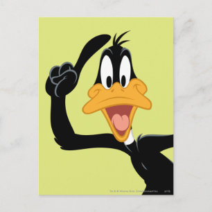 DAFFY DUCK™ mit einer großartigen Idee Postkarte