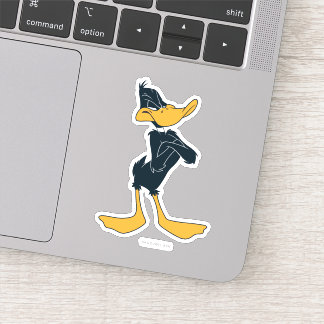 DAFFY DUCK™ mit überquerten Waffen Aufkleber